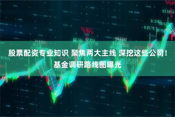 股票配资专业知识 聚焦两大主线 深挖这些公司！基金调研路线图曝光
